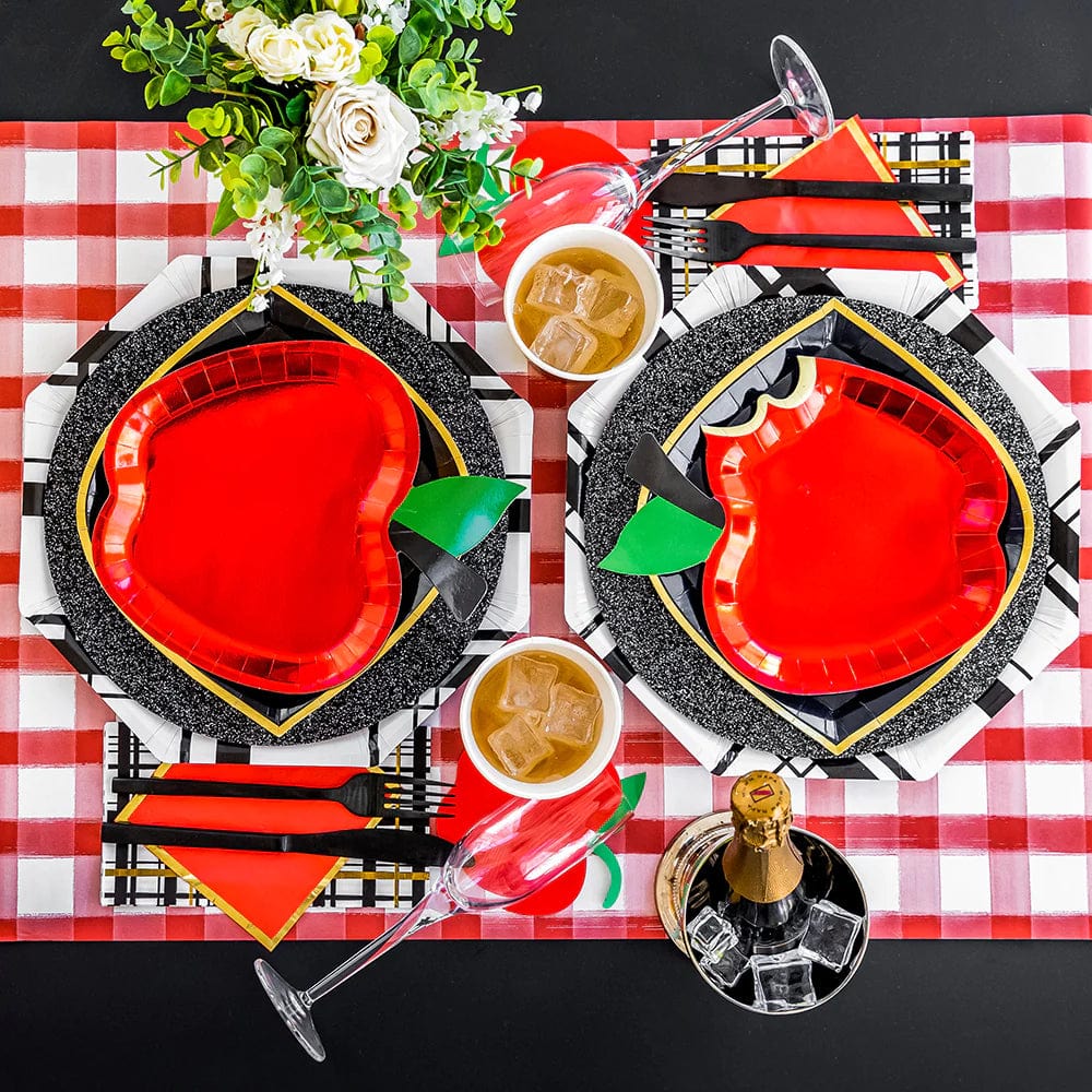 Die Cut Apple Plates