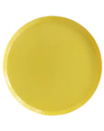 Banana Yellow Circle Dinner Plates - Large