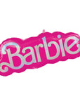 Pink and Silver Barbie Balloon