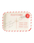 Santa Postcard Plates