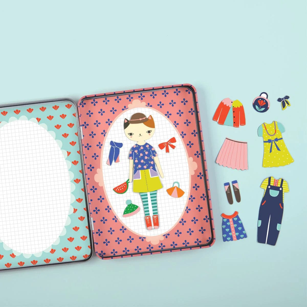 Cat Fashion Magnetic Dress-up Toy