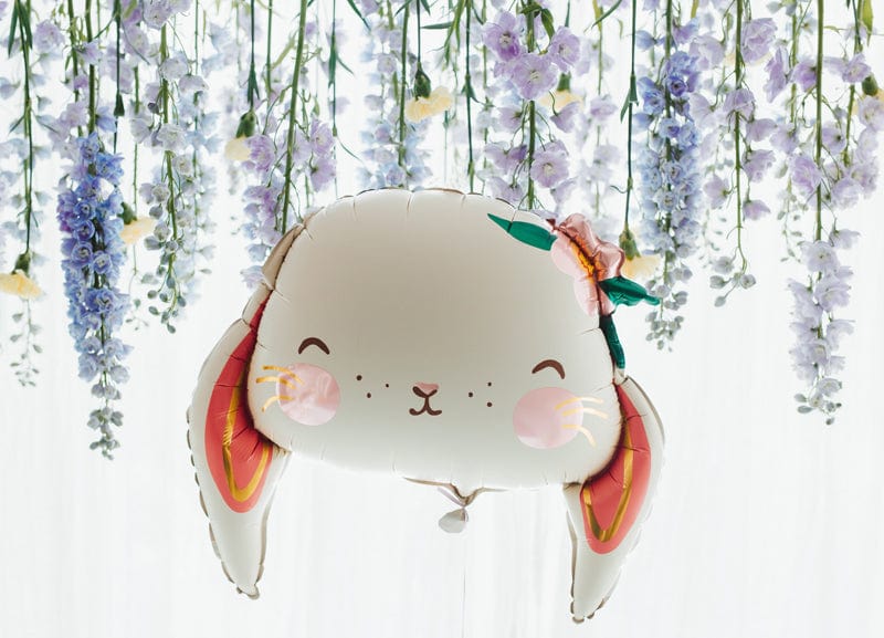 Ballon Lapin Fleuri