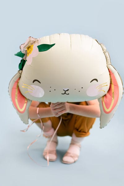 Ballon Lapin Fleuri