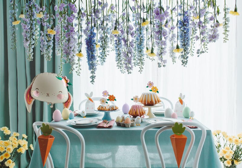 Ballon Lapin Fleuri