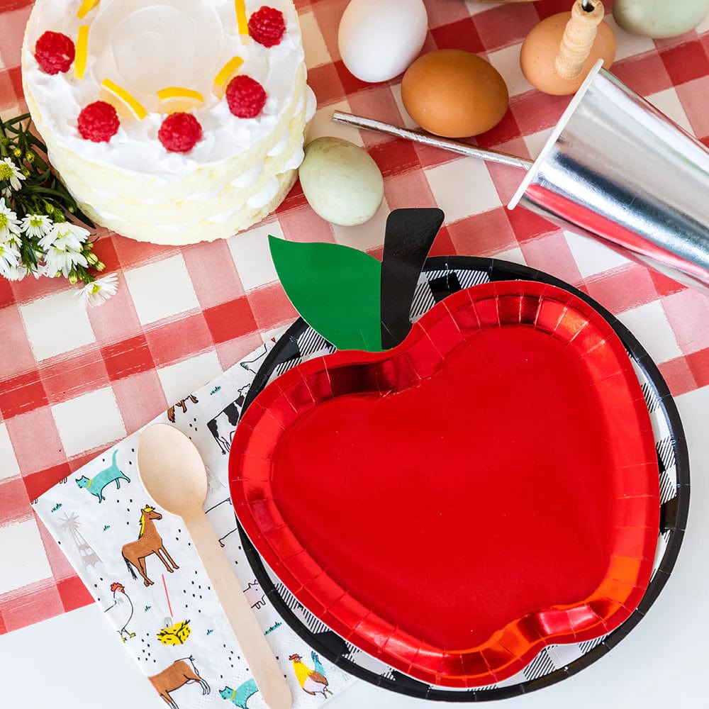 Die Cut Apple Plates