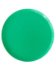 Grass Green Circle Dinner Plates - Large
