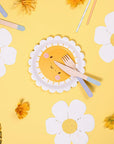 Serviettes en forme de marguerite mignonne