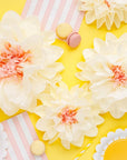Assiettes Sunshine festonnées - Petites