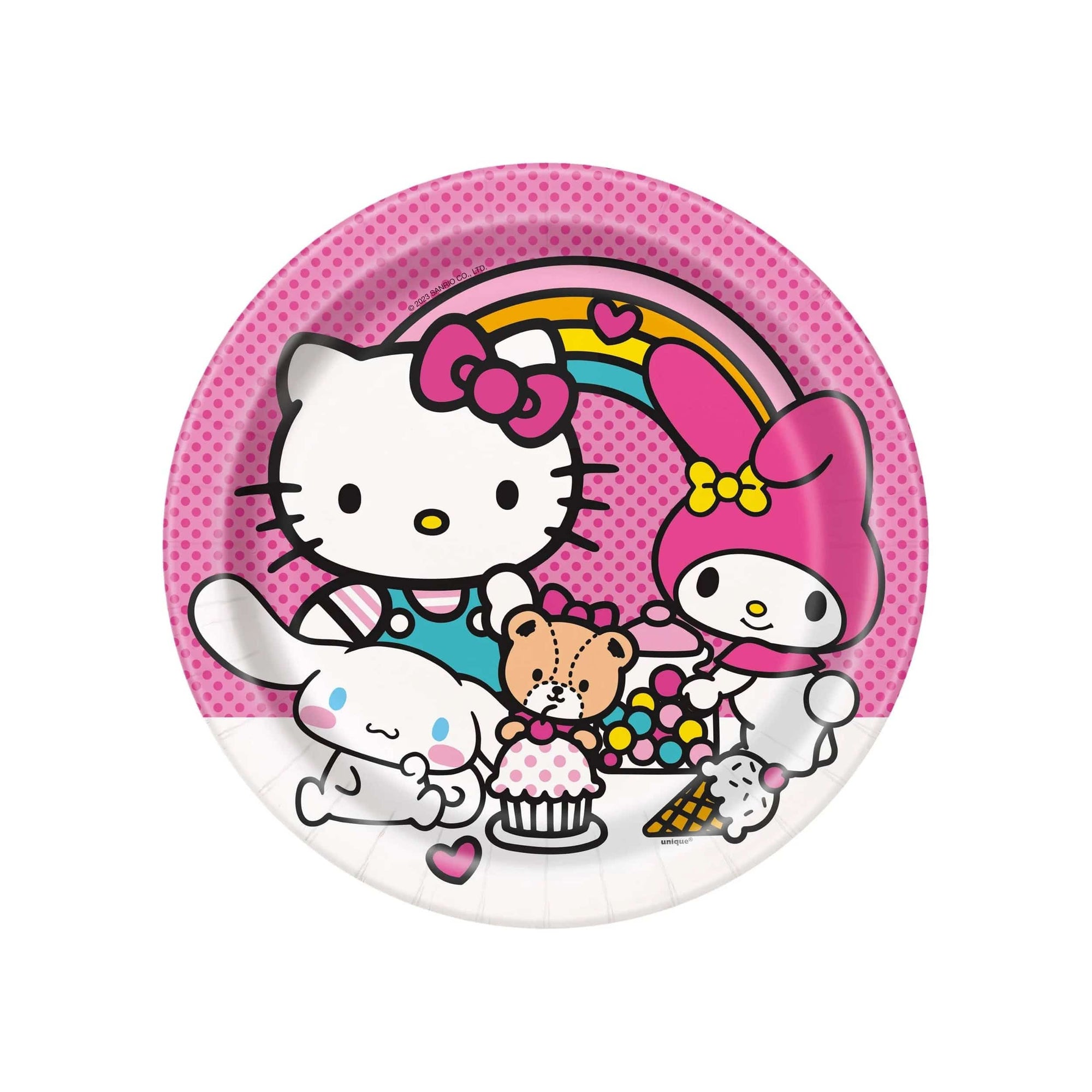 Hello Kitty and Friends Plates - Large