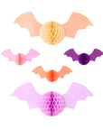 Chauves-souris colorées en nid d'abeille