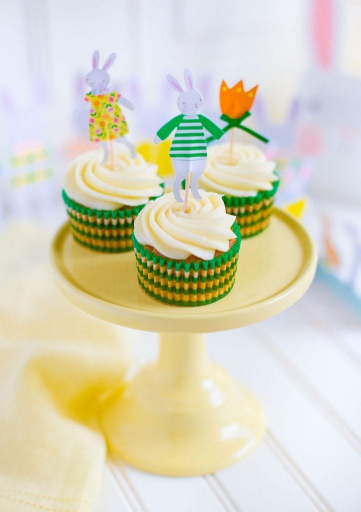 Kit de Cupcakes Lapins de Printemps