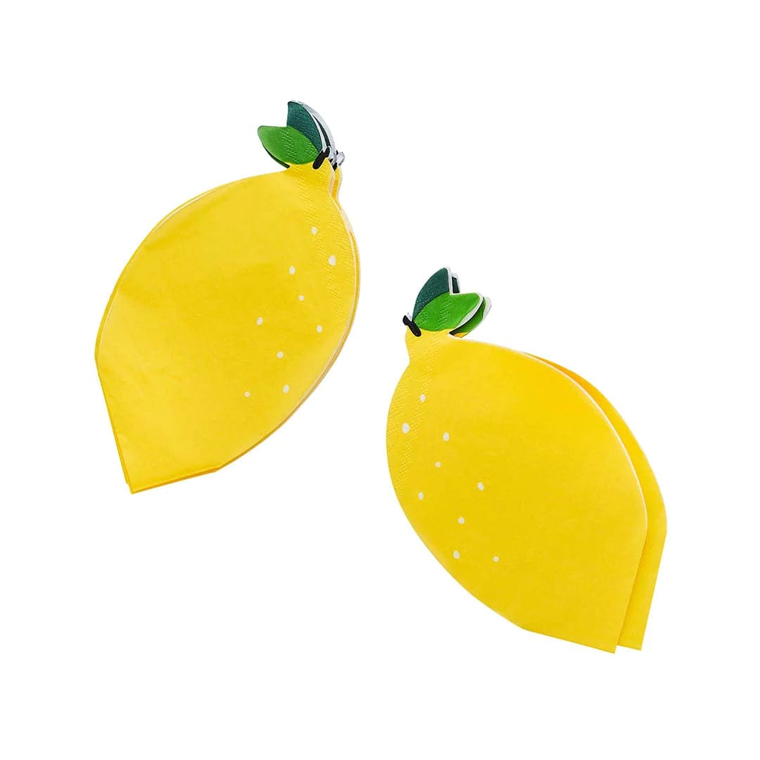 Serviettes en forme de citron
