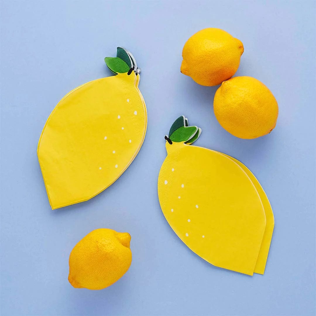 Serviettes en forme de citron