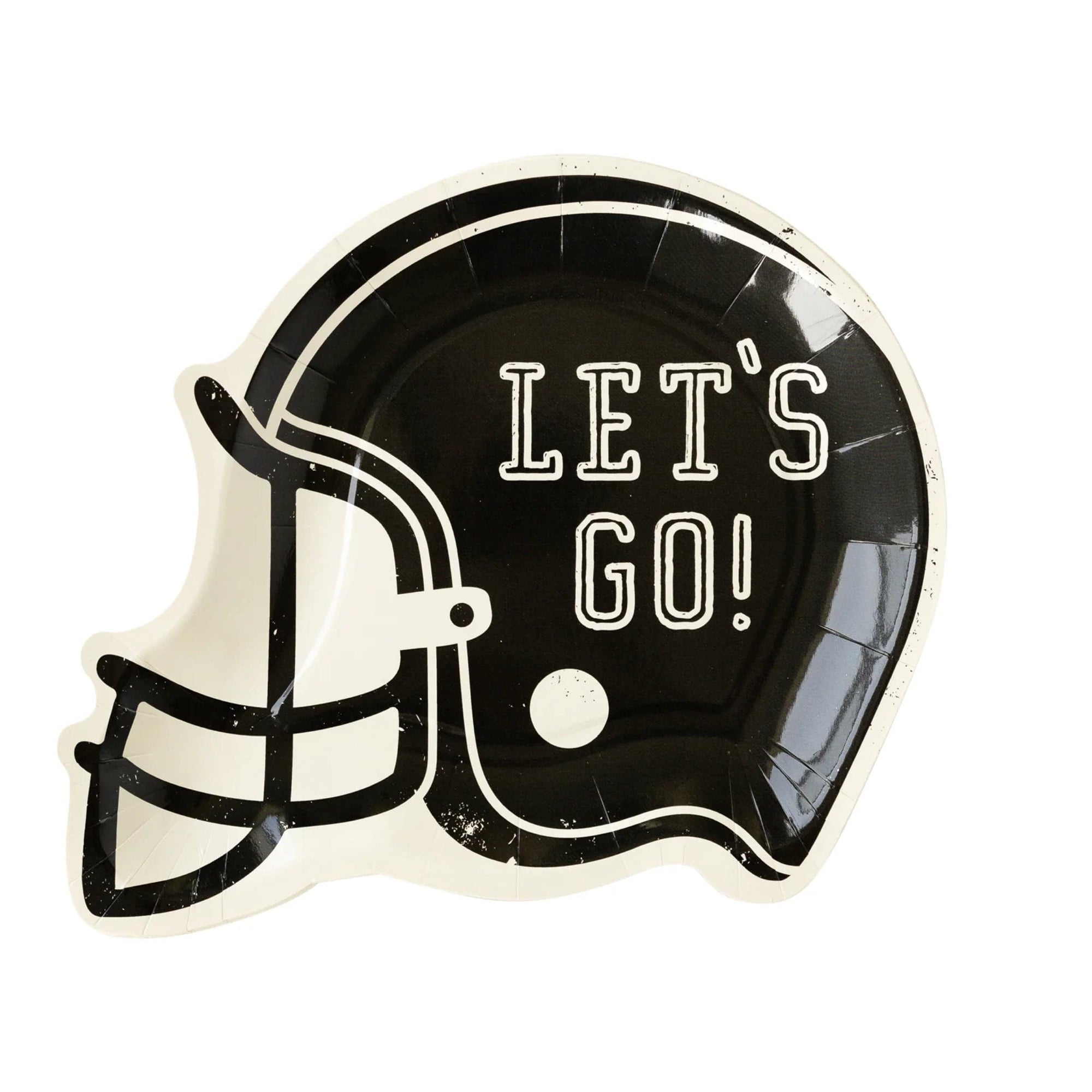 Let&#39;s Go Football Helmet Plates