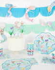 Décorations de gâteau sirène
