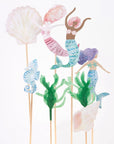 Décorations de gâteau sirène