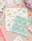 Let Them Eat Cake Rococo Napkins - Small