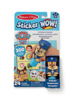 Melissa and Doug PAW Patrol Sticker WOW Chase stamper complete set with 24-page activity pad and 300 stickers, ready-to-gift party favour or birthday gift for ages 3+