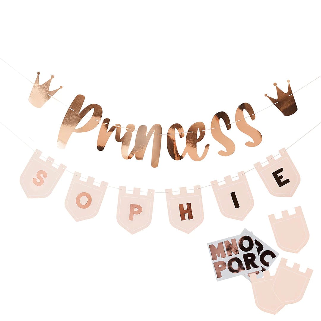 Bannière Princesse Personnalisable