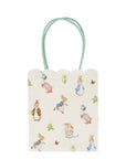Small gift bag with a Beatrix Potter Peter Rabbit character pattern