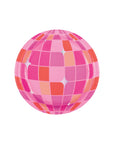 Pink Disco Ball Plates