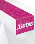 Chemin de table Barbie à paillettes roses