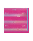 Pink Iridescent Barbie Napkins - Large