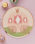 Pink Princess Carriage Plates - Large
