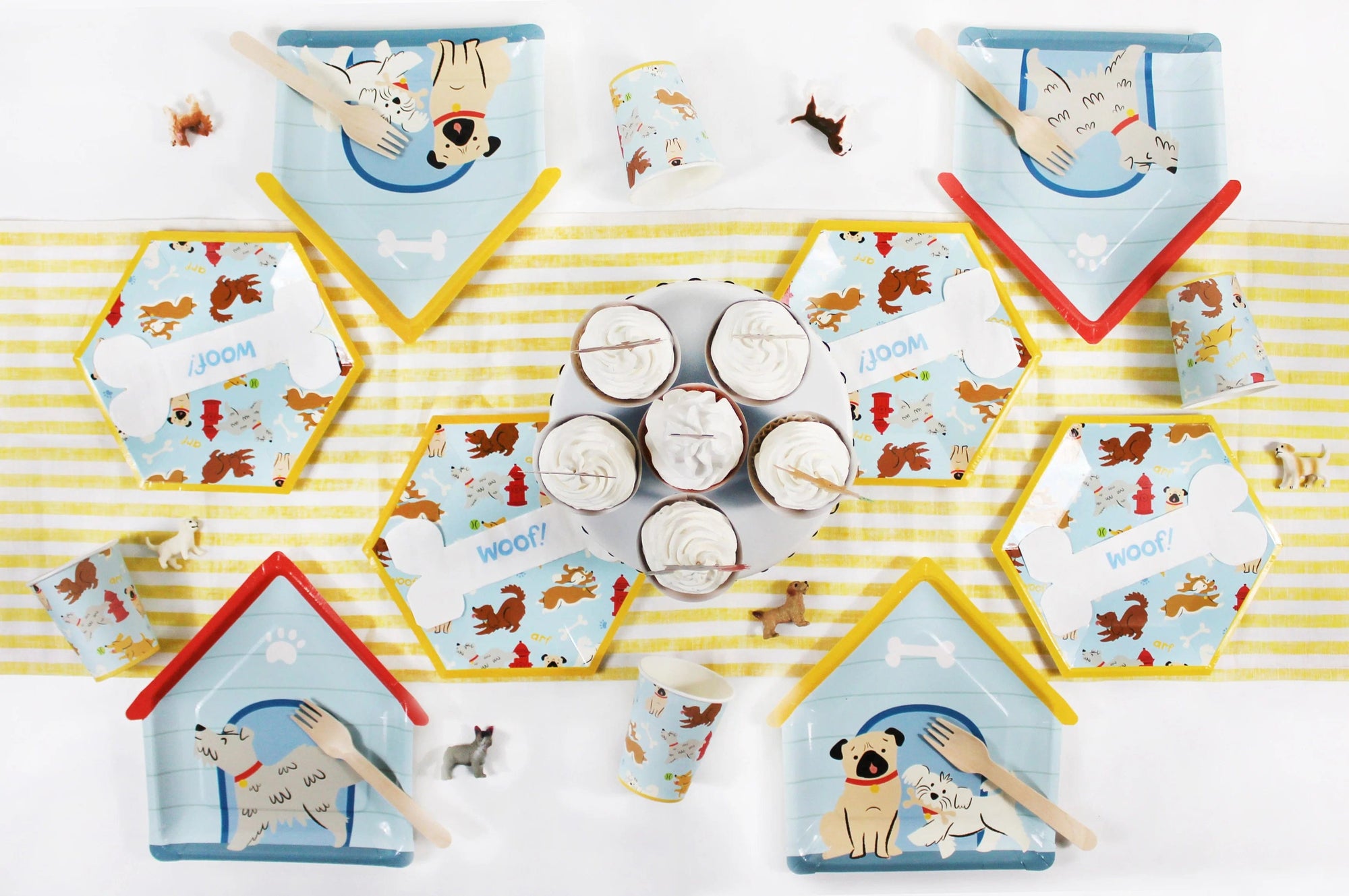 Serviettes en papier Puppy Bone Woof