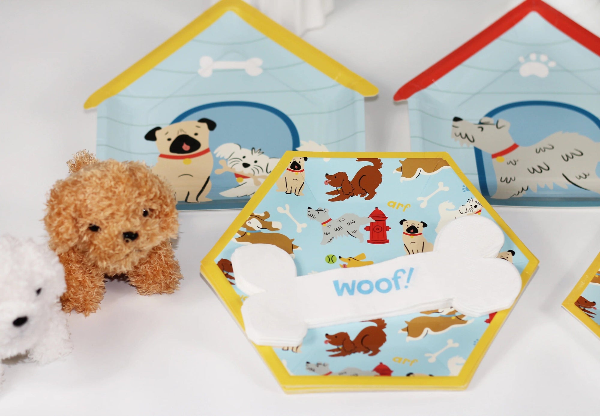Serviettes en papier Puppy Bone Woof