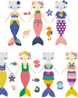 Lata magnética de juego Purrmaid Mermaid Kitty Cat