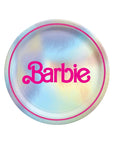 Silver Barbie Plates - Large