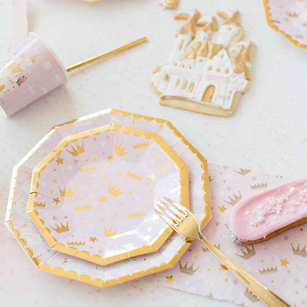 Princess Crown Party Plates