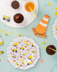 Serviettes en papier pour pylônes de construction