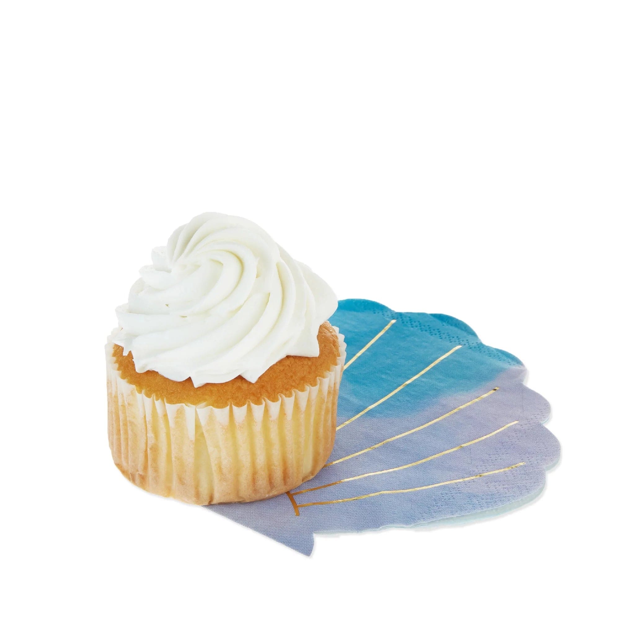 Serviettes en coquillage irisé