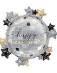 Happy New Year Starry Disco Balloon