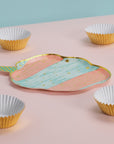Cotton Candy Floss Circus Plates