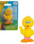 Sesame Street Big Bird mini figurine on official illustrated blister card packaging, perfect for a sesame street gift, cake topper, or party favour