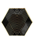 Noir Gold Deco Plates