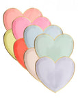 Platos de corazón de paleta de fiesta - Pequeños