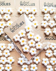 felt daisy garland