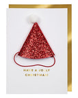 Meri Meri Santa Hat Card
