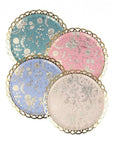 Floral Chinoiserie Lattice Plates