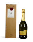 Bolsa de regalo de vino de licores navideños