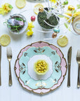 Blush Pink Dinner Plates - Large