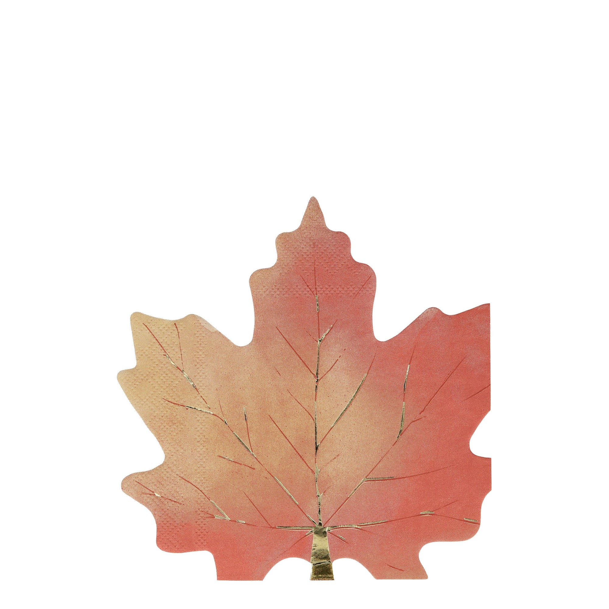 Serviettes en papier feuille d'érable d'automne