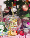Snow Globe Sipper Cup