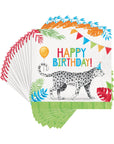 Go Wild Party Animal Napkins - Large