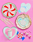 Blush Pink Dinner Plates - Large