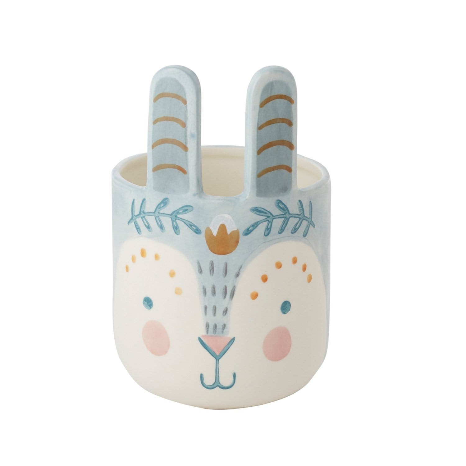 Pot Lapin Boho Bleu - Grand